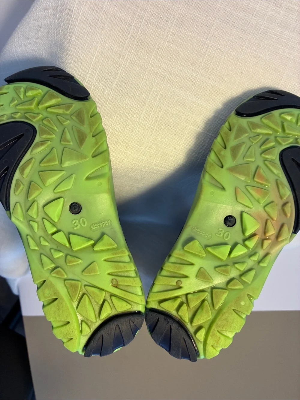 Kids Black & Lime Rain Boots - Skeper Style Waterproof Boots